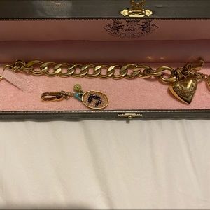 Juicy Couture Charm Bracelet Y2K w Tennis Charm